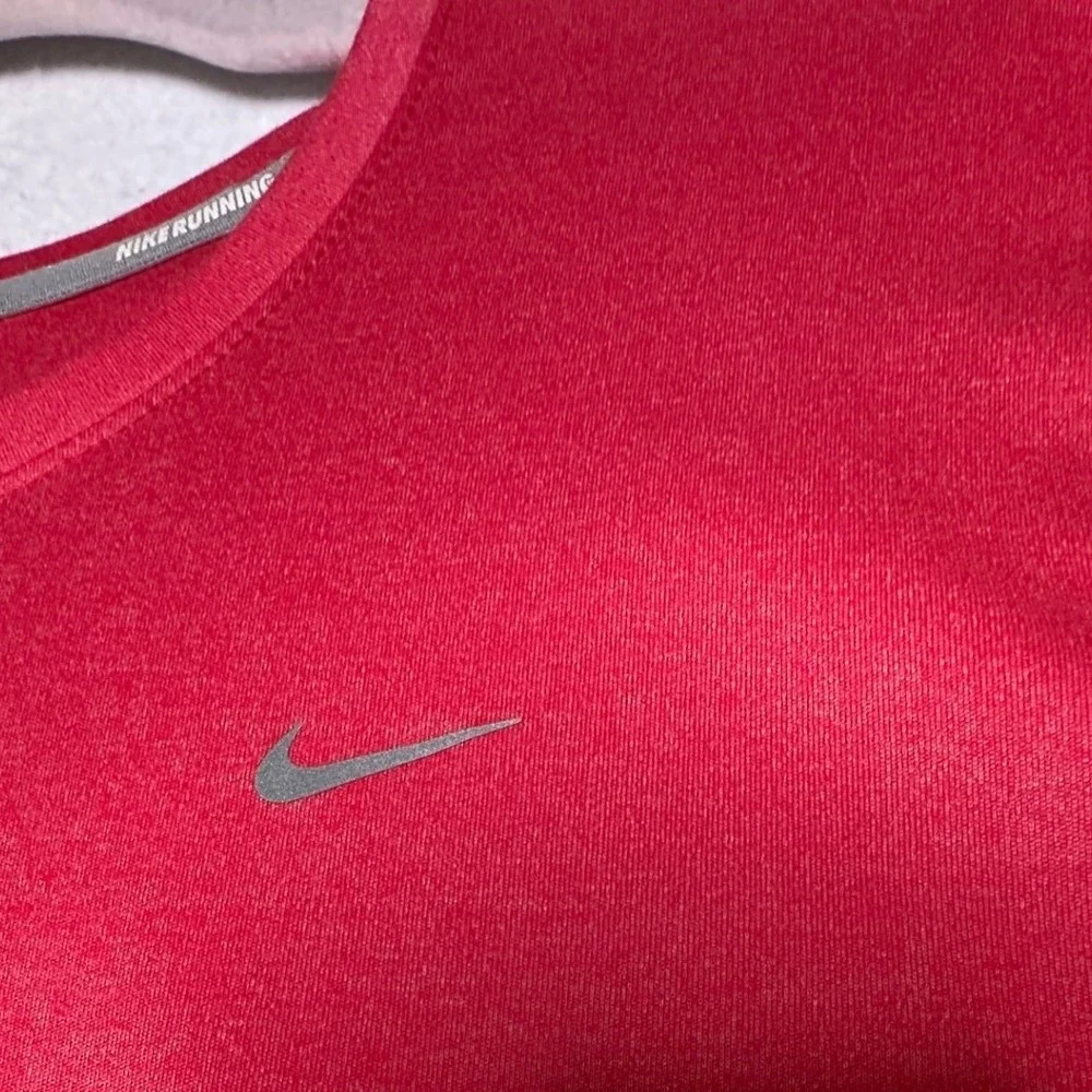 Nike Dri-FIT Miler Running Long Sleeve Shirt Pink Women's XL 519833-676